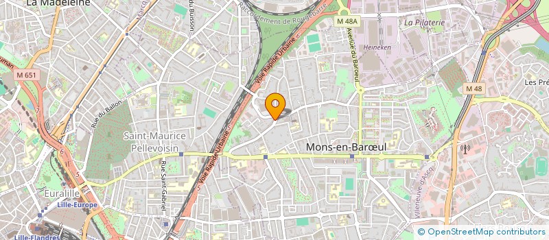 localisation de l'entreprise MADAME NATHALIE CHARLON  MONS-EN-BARUL