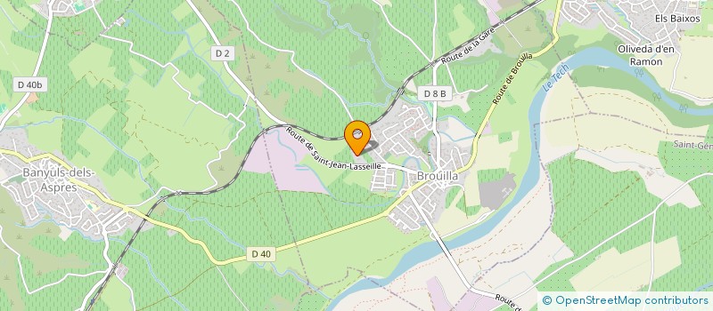 localisation de l'entreprise MADAME NATHALIE CHARLOT  BROUILLA