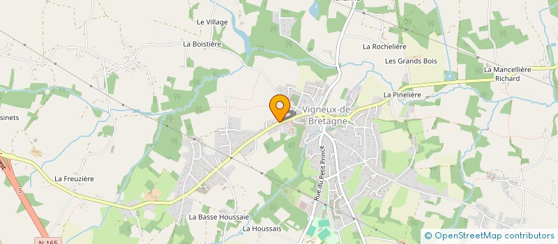 localisation de l'entreprise MADAME NATHALIE CHARLOT  VIGNEUX-DE-BRETAGNE