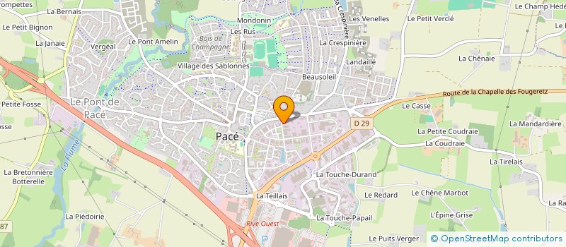 localisation de l'entreprise MADAME NATHALIE CHARRIER  PACE