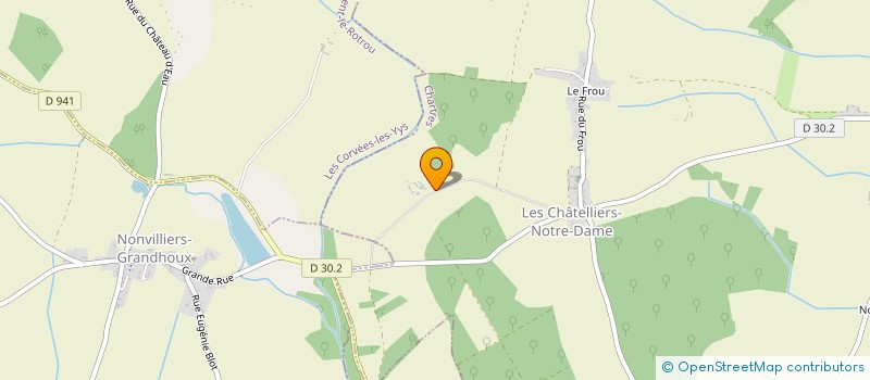 localisation de l'entreprise MADAME NATHALIE CHARRIER à LES CHATELLIERS-NOTRE-DAME