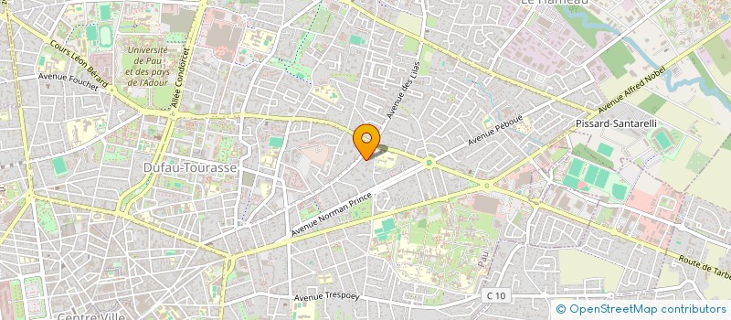 localisation de l'entreprise MADAME NATHALIE CHARTOGNE à PAU