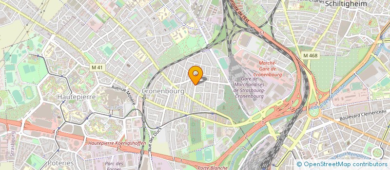 localisation de l'entreprise MADAME NATHALIE CHASSARD  STRASBOURG