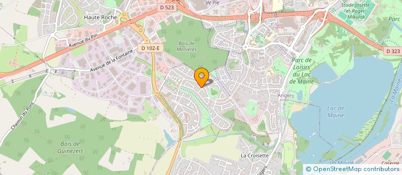 localisation de l'entreprise MADAME NATHALIE CHATEAUX à ANGERS