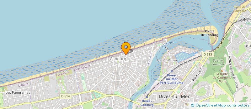 localisation de l'entreprise MADAME NATHALIE CHATELAIN  CABOURG