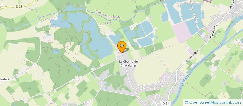 localisation de l'entreprise MADAME NATHALIE CHAUMIN  FILLE