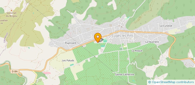 localisation de l'entreprise MADAME NATHALIE CHAUSSIGNAND  CUGES-LES-PINS