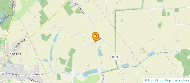 localisation de l'entreprise MADAME NATHALIE CHAUVET  MISSILLAC