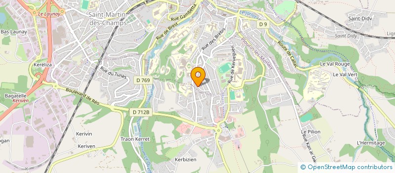 localisation de l'entreprise MADAME NATHALIE CHAUVIN à MORLAIX