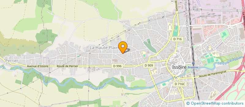 localisation de l'entreprise MADAME NATHALIE CHAVAROT  ISSOIRE