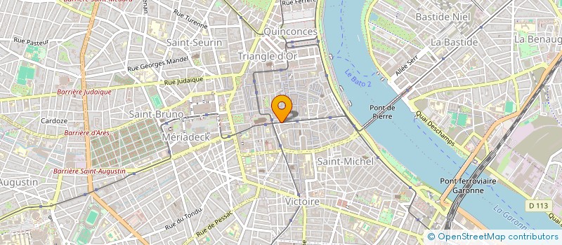 localisation de l'entreprise MADAME NATHALIE CHAVEROUX  BORDEAUX