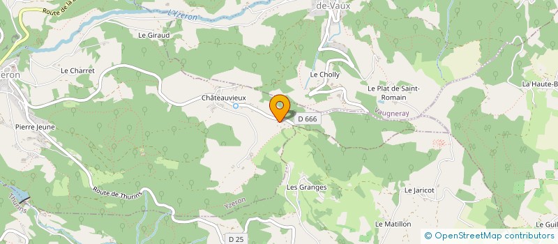 localisation de l'entreprise MADAME NATHALIE CHAVET  YZERON