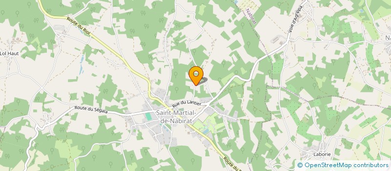 localisation de l'entreprise MADAME NATHALIE CHAZARIN  SAINT-MARTIAL-DE-NABIRAT