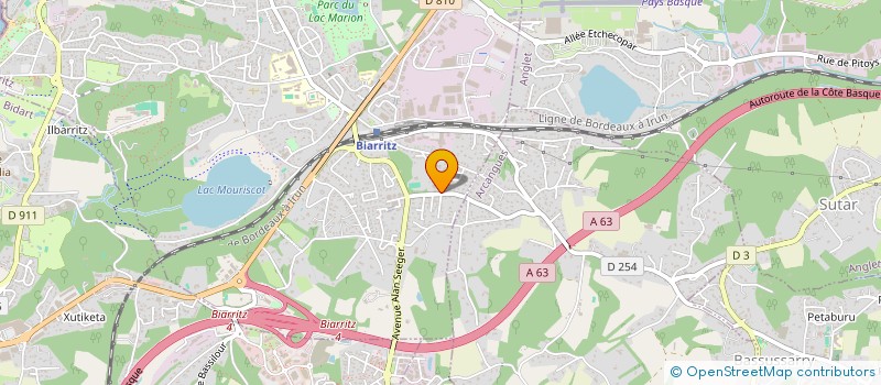 localisation de l'entreprise MADAME NATHALIE CHAZAUD à BIARRITZ