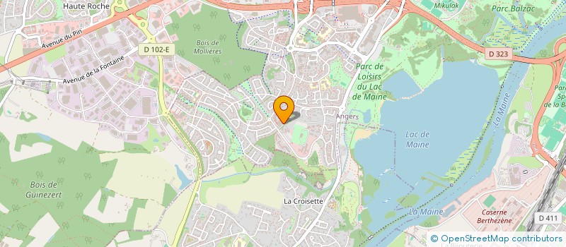 localisation de l'entreprise MADAME NATHALIE CHEMINEAU  ANGERS