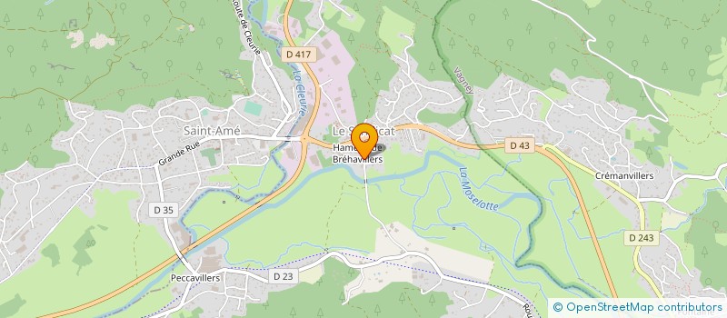 localisation de l'entreprise MADAME NATHALIE CHENAL  LE SYNDICAT