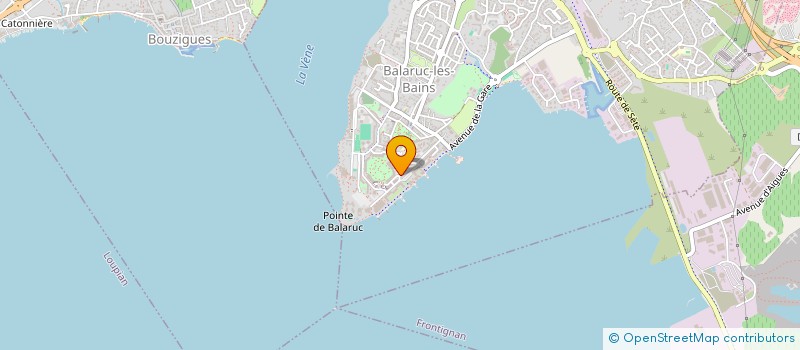 localisation de l'entreprise MADAME NATHALIE CHERFILS  BALARUC-LES-BAINS