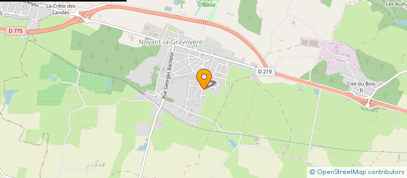 localisation de l'entreprise MADAME NATHALIE CHESNE  SEGRE-EN-ANJOU BLEU