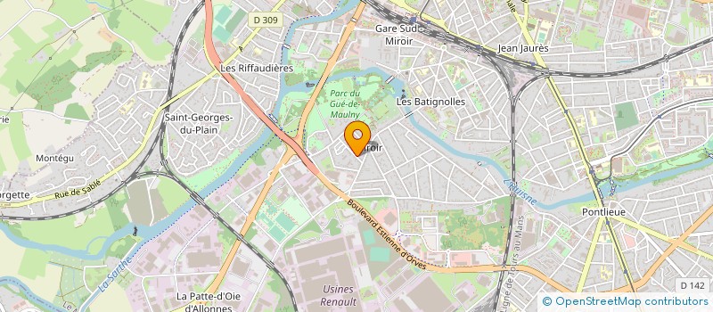 localisation de l'entreprise MADAME NATHALIE CHEVAL  LE MANS