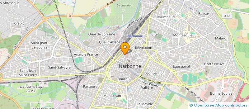 localisation de l'entreprise MADAME NATHALIE CHEVALIER à NARBONNE
