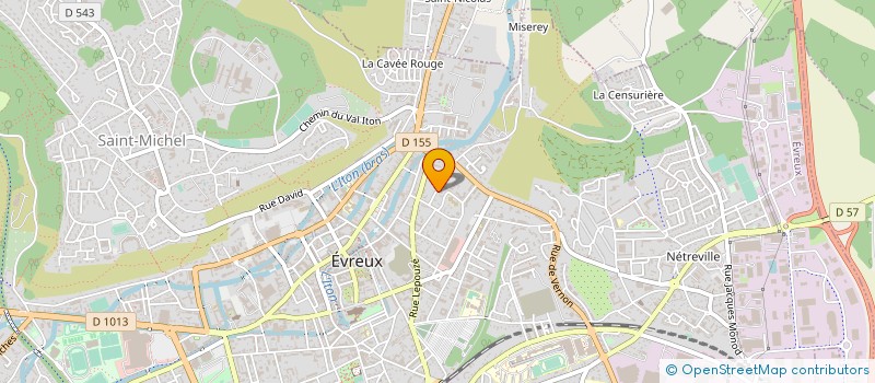 localisation de l'entreprise MADAME NATHALIE CHEVALIER à EVREUX