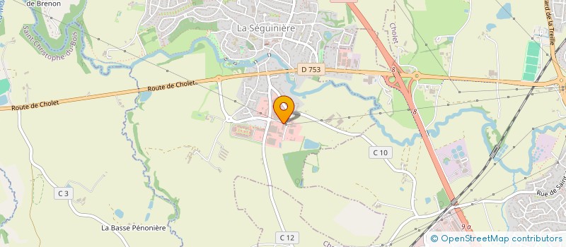 localisation de l'entreprise MADAME NATHALIE CHEVALIER FISSON  LA TESSOUALLE