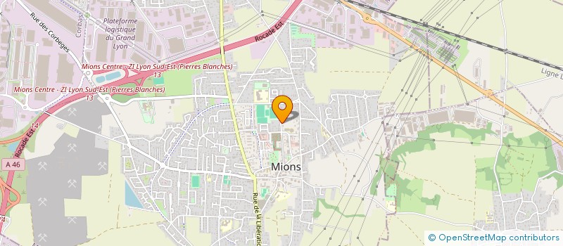 localisation de l'entreprise MADAME NATHALIE CHEVALLIER  MIONS