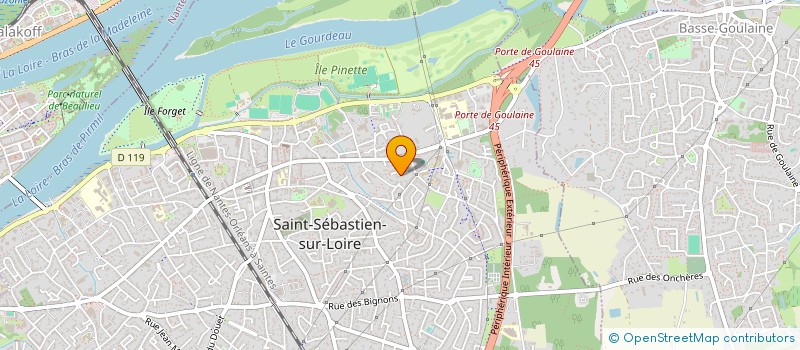 localisation de l'entreprise MADAME NATHALIE CHEVET  SAINT-NAZAIRE