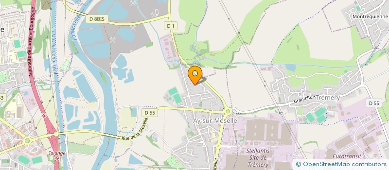 localisation de l'entreprise MADAME NATHALIE CHEVREUX  AY-SUR-MOSELLE