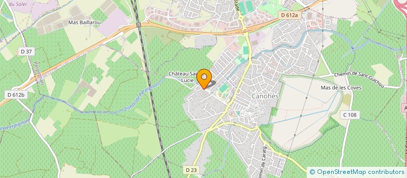 localisation de l'entreprise MADAME NATHALIE CHEVRIER  CANOHES