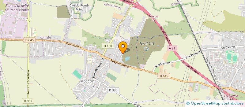 localisation de l'entreprise MADAME NATHALIE CHIBANE  ABSCON