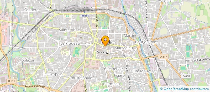 localisation de l'entreprise MADAME NATHALIE CHIRON à TARBES