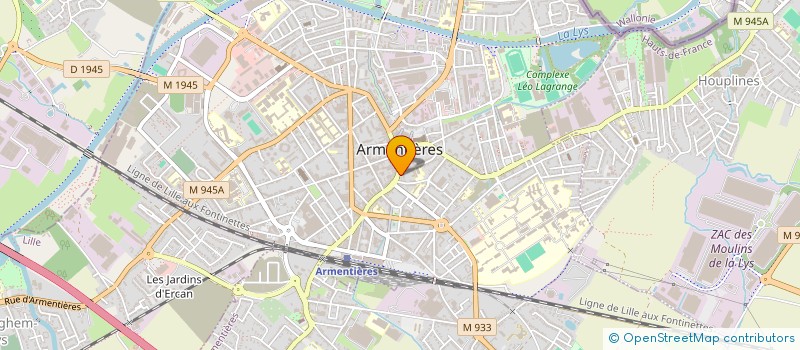 localisation de l'entreprise MADAME NATHALIE CHOCRY à ARMENTIERES