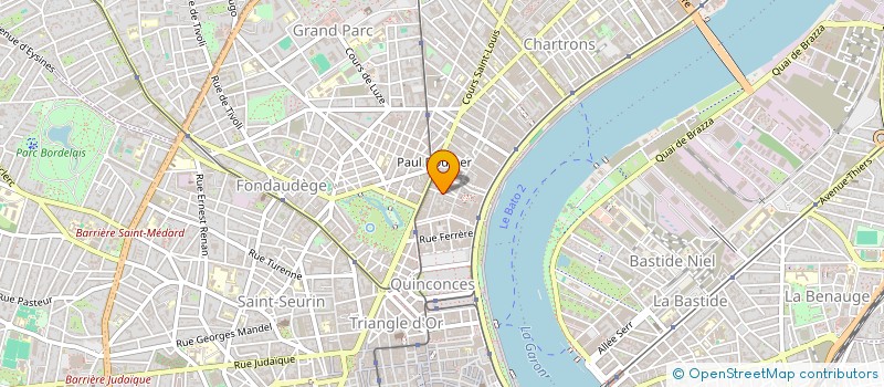 localisation de l'entreprise MADAME NATHALIE CHOISNE  BORDEAUX