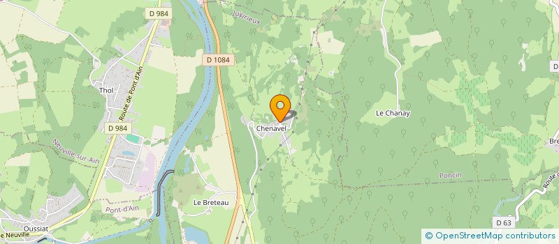 localisation de l'entreprise MADAME NATHALIE CHOLLET à JUJURIEUX