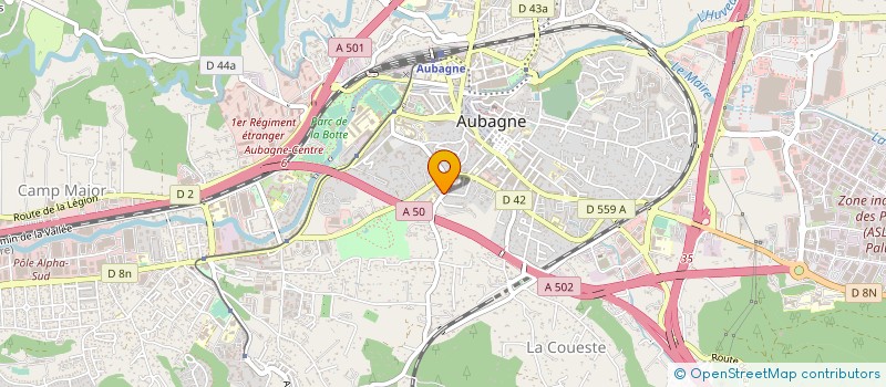 localisation de l'entreprise MADAME NATHALIE CHOPLAIN à AUBAGNE