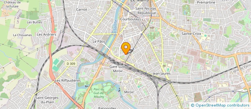 localisation de l'entreprise MADAME NATHALIE CHOPLIN  LE MANS