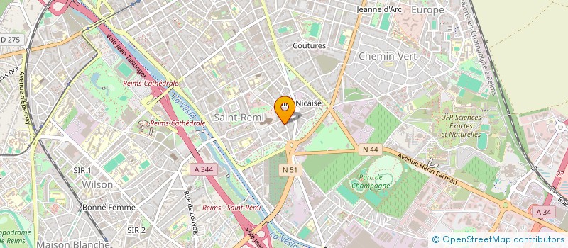 localisation de l'entreprise MADAME NATHALIE CHOUMALI à REIMS