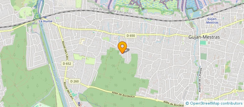 localisation de l'entreprise MADAME NATHALIE CHRISTIANE CHESSE  GUJAN-MESTRAS