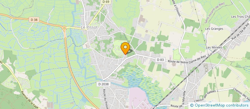 localisation de l'entreprise MADAME NATHALIE CHUPIN  SAINT-HILAIRE-DE-RIEZ