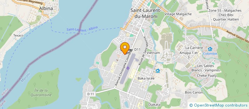 localisation de l'entreprise MADAME NATHALIE CIMPER à SAINT-LAURENT-DU-MARONI