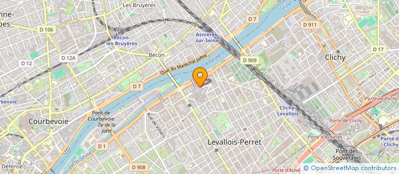 localisation de l'entreprise MADAME NATHALIE CINTRAT  LEVALLOIS-PERRET