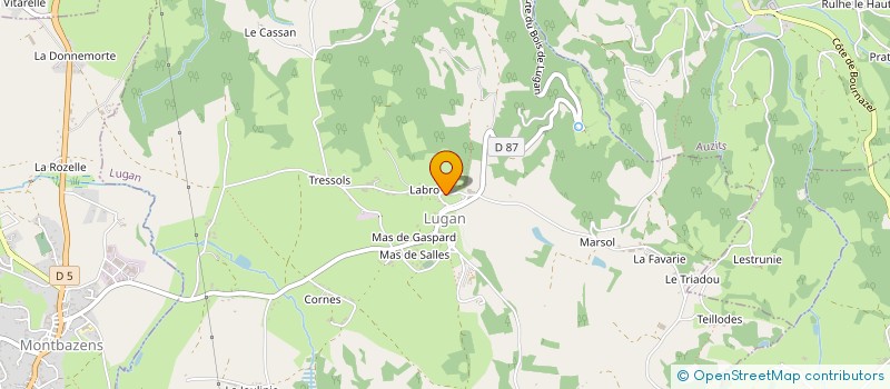 localisation de l'entreprise MADAME NATHALIE CIPRIANO  VAUREILLES