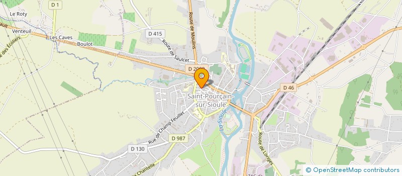 localisation de l'entreprise MADAME NATHALIE CLAIRE à SAINT-POURCAIN-SUR-SIOULE