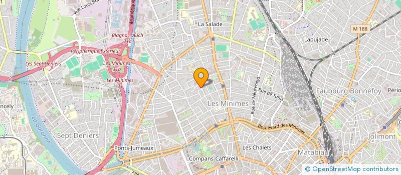 localisation de l'entreprise MADAME NATHALIE CLAIRE DAHON à TOULOUSE
