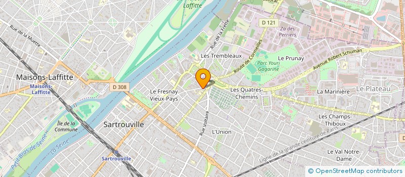 localisation de l'entreprise MADAME NATHALIE CLAIRE POIRIER à SARTROUVILLE