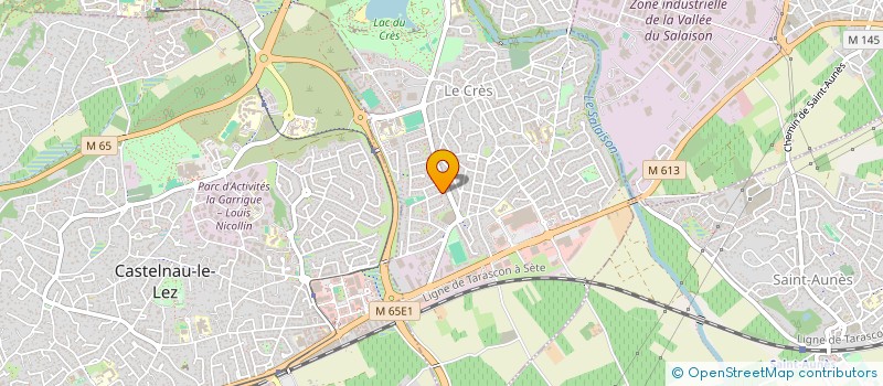 localisation de l'entreprise MADAME NATHALIE CLAIRE POISSON  LE CRES