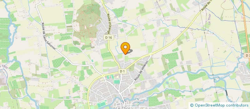 localisation de l'entreprise MADAME NATHALIE CLARETON  LE THOR