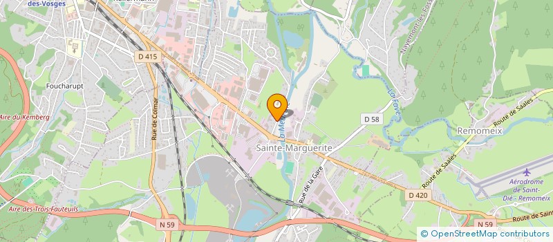 localisation de l'entreprise MADAME NATHALIE CLAUDEL  SAINTE-MARGUERITE