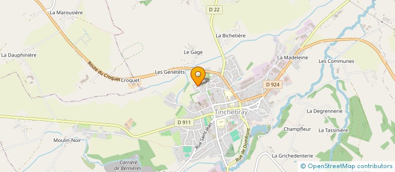 localisation de l'entreprise MADAME NATHALIE CLAVERE à TINCHEBRAY-BOCAGE